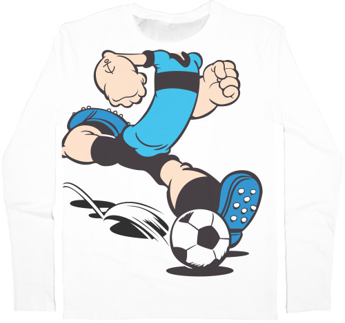 Kids' Longsleeve Shirt 3D - Popeye the Sailor - Mfest