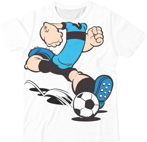 Kids' T-Shirt 3D - Popeye the Sailor - Mfest