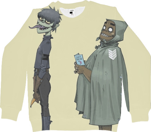 Kids' Sweatshirt 3D - Gorillaz 4 - Mfest