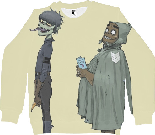 Women's Sweatshirt 3D - Gorillaz 4 - Mfest