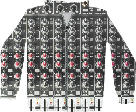 Unisex Zip-through Hoodie 3D - DJ 5 - Mfest