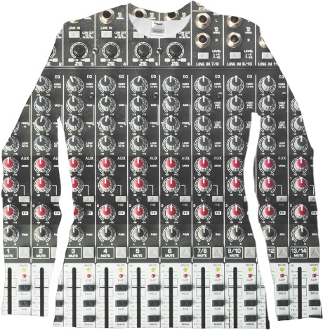 Women's Longsleeve Shirt 3D - DJ 5 - Mfest