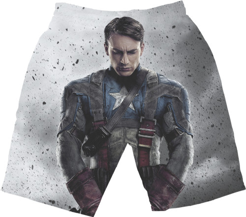 Шорты 3D Детские - Captain-America-10Captain-America-10 - Mfest