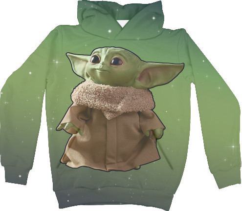 Unisex Hoodie 3D - Baby Yoda 4 - Mfest