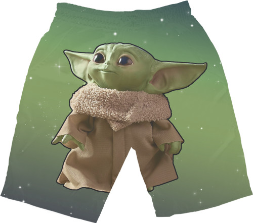 Men's Shorts 3D - Baby Yoda 4 - Mfest