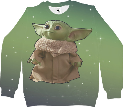 Kids' Sweatshirt 3D - Baby Yoda 4 - Mfest