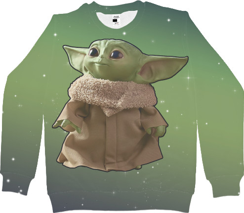 Women's Sweatshirt 3D - Baby Yoda 4 - Mfest