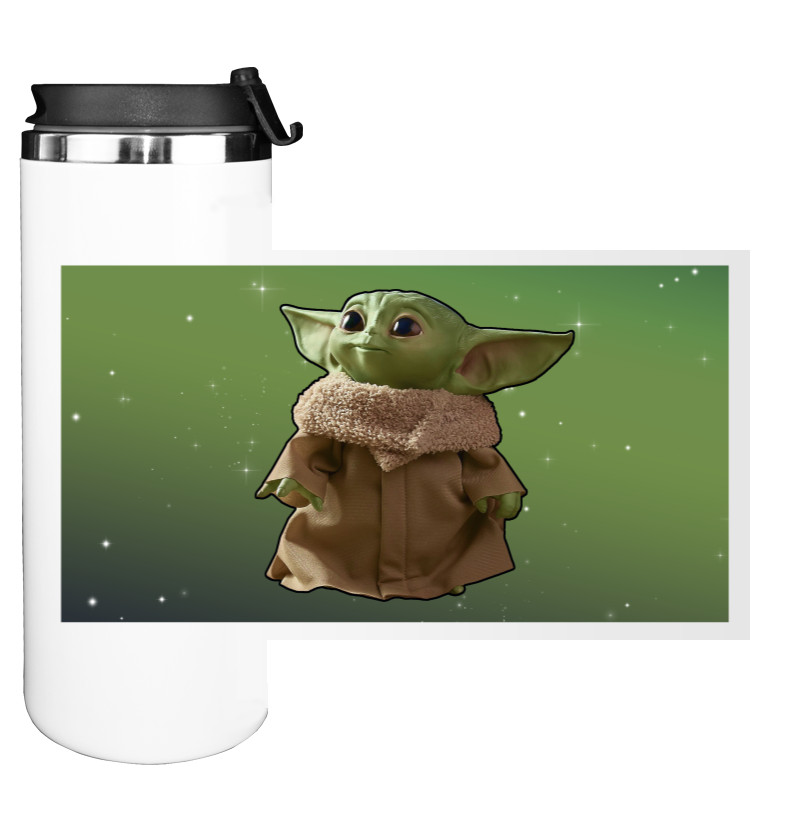 Water Bottle on Tumbler - Baby Yoda 4 - Mfest