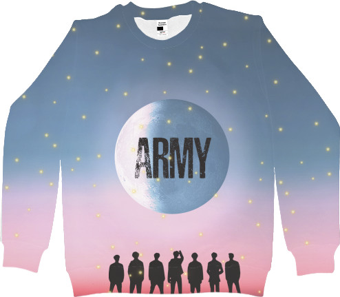 Men's Sweatshirt 3D - Army BTS - Mfest