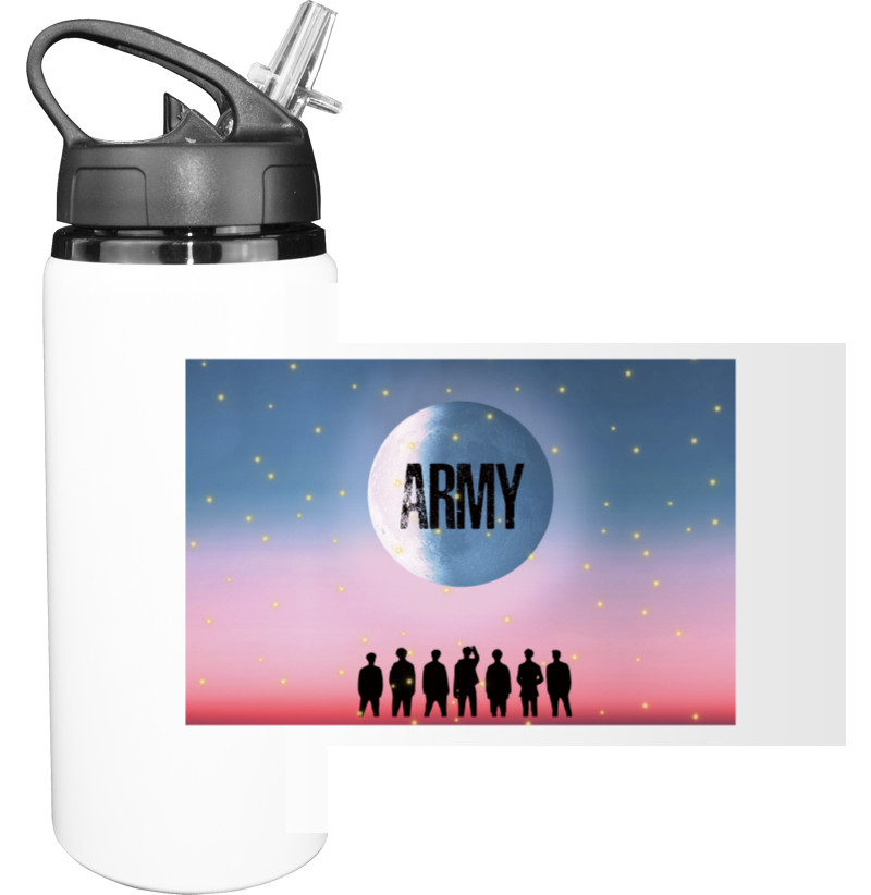 Бутылка для воды - Army BTS - Mfest