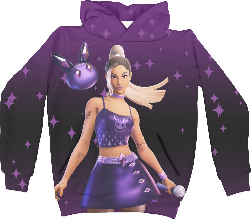 Unisex Hoodie 3D - ARIANA GRANDE FORTNITE 2 - Mfest