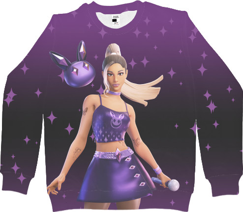 Kids' Sweatshirt 3D - ARIANA GRANDE FORTNITE 2 - Mfest