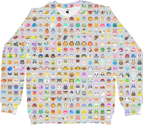 Women's Sweatshirt 3D - Animal Crossing 3 - Mfest