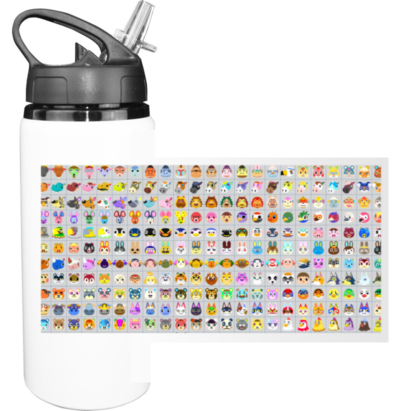 Sport Water Bottle - Animal Crossing 3 - Mfest