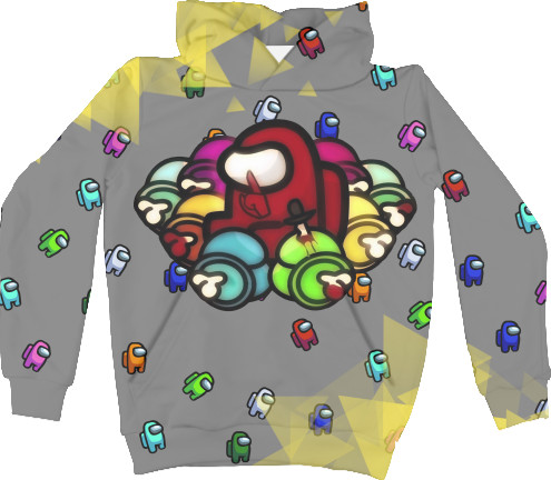 Kids' Hoodie 3D - Among us 32 - Mfest