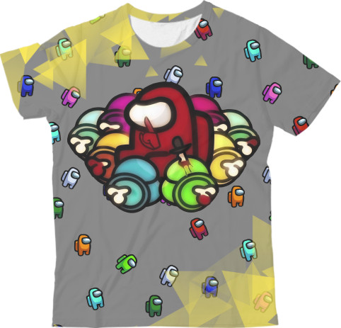 Kids' T-Shirt 3D - Among us 32 - Mfest