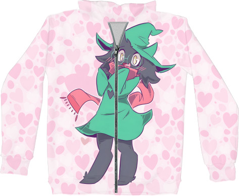 Unisex Zip-through Hoodie 3D - Ralsei 6 - Mfest