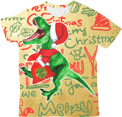 christmas dinosaur