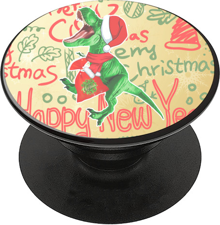 PopSocket - christmas dinosaur - Mfest