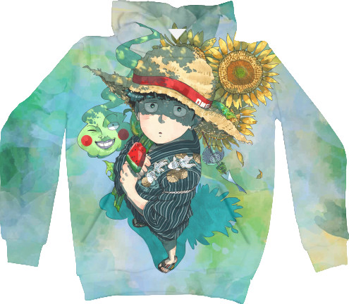 Kids' Hoodie 3D - Manga Mob Psycho - Mfest