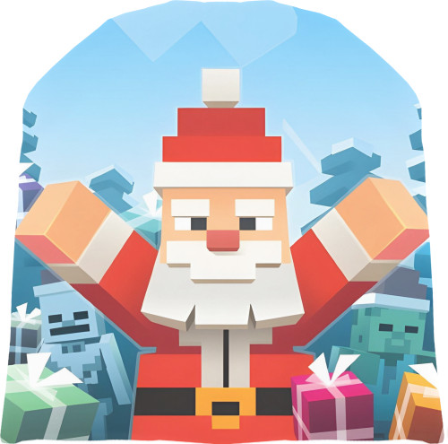 Hat 3D - Minecraft new year - Mfest