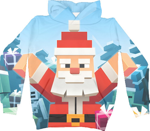 Unisex Hoodie 3D - Minecraft new year - Mfest