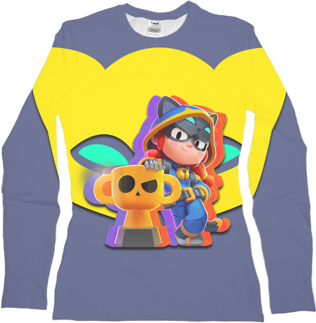 Women's Longsleeve Shirt 3D - Cat Thief Jessie - Mfest