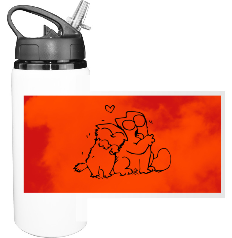 Sport Water Bottle - Simon's cat - Mfest