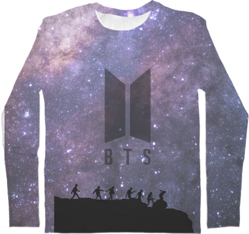 Kids' Longsleeve Shirt 3D - BTS Space - Mfest