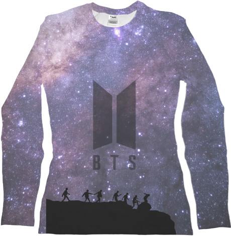 Women's Longsleeve Shirt 3D - BTS Space - Mfest