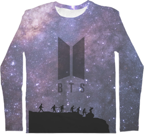 Men's Longsleeve Shirt 3D - BTS Space - Mfest