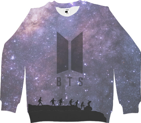 Women's Sweatshirt 3D - BTS Space - Mfest