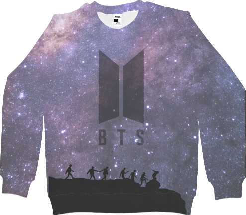 Men's Sweatshirt 3D - BTS Space - Mfest