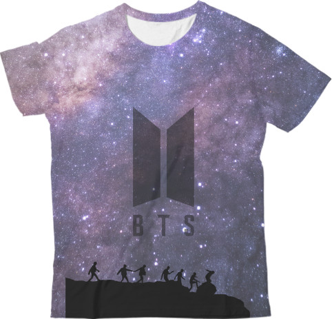 Kids' T-Shirt 3D - BTS Space - Mfest