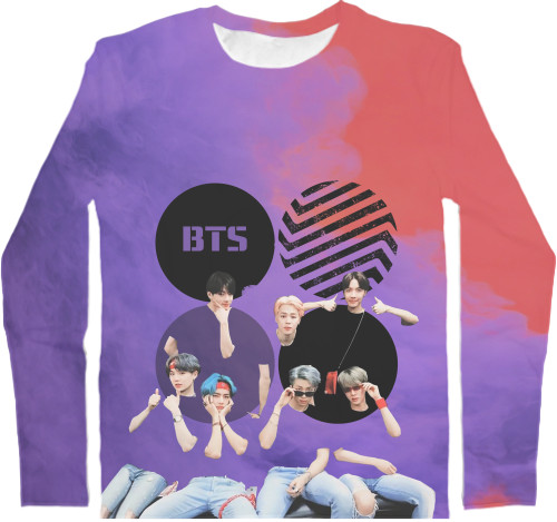 Kids' Longsleeve Shirt 3D - BTS 9 - Mfest