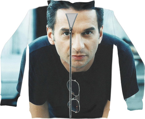 Kids' Zip-through Hoodie 3D - Depeche mode 1 - Mfest