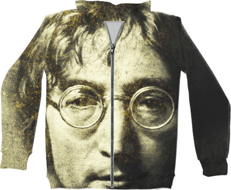 Kids' Zip-through Hoodie 3D - Beatles 1 - Mfest