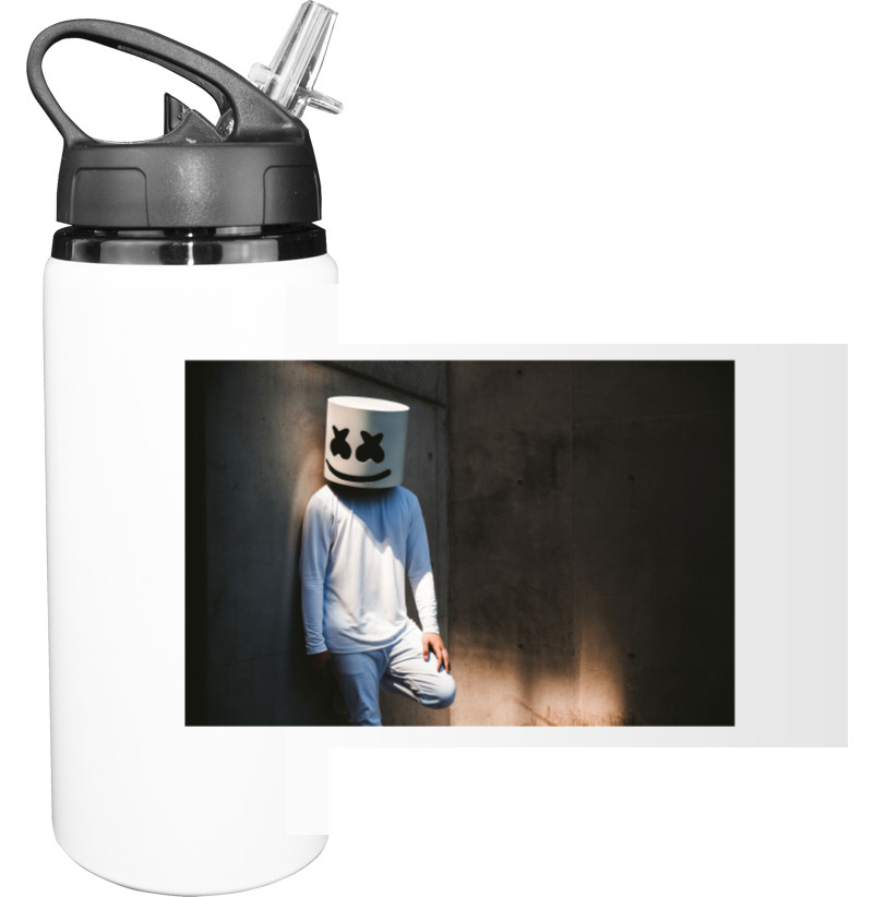 Sport Water Bottle - Marshmello 8 - Mfest