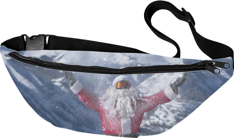 Fanny Pack 3D - Santa в горах - Mfest