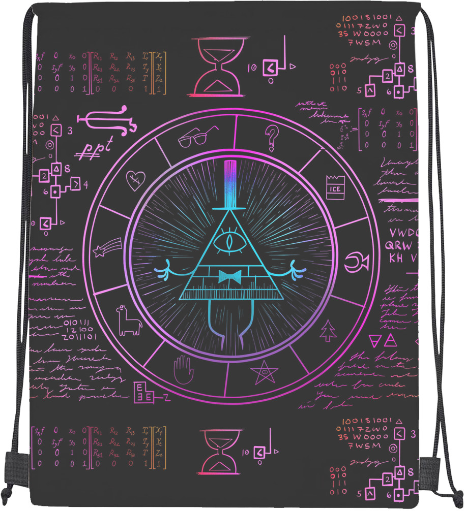 Drawstring Bag - Gravity-Falls-5 - Mfest