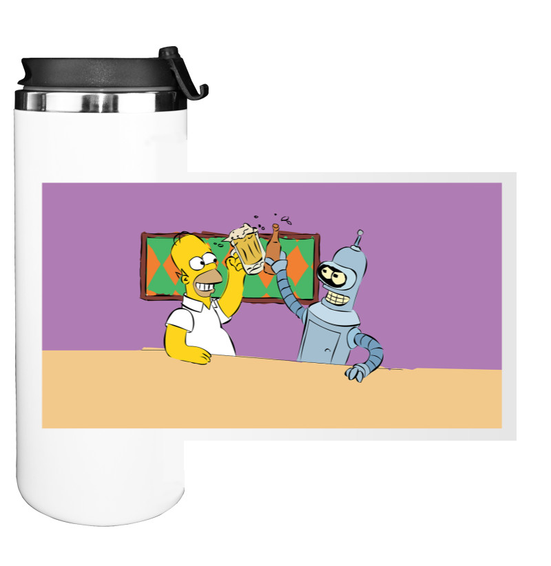 Water Bottle on Tumbler - Futurama-7 - Mfest