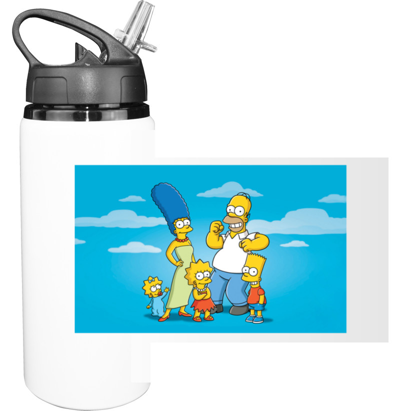 Sport Water Bottle - Simpsons-2 - Mfest