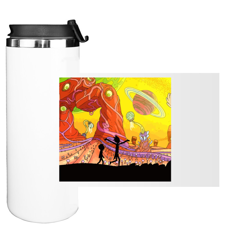 Water Bottle on Tumbler - Rick and Morty-1 - Mfest