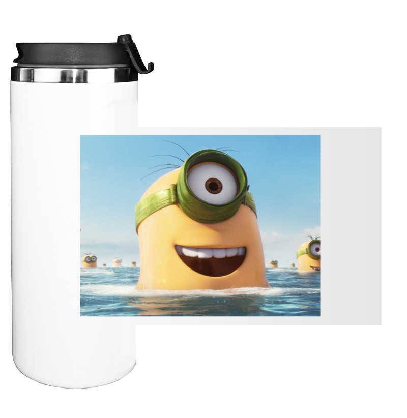 Water Bottle on Tumbler - Minions-6 - Mfest