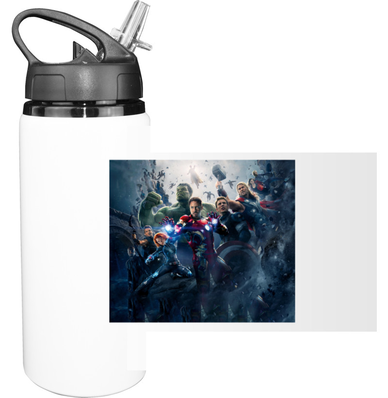 Sport Water Bottle - Captain-America-1 - Mfest