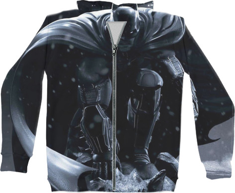 Kids' Zip-through Hoodie 3D - Batman-9 - Mfest