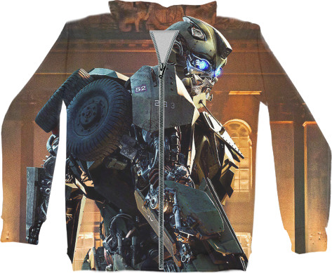 Unisex Zip-through Hoodie 3D - Transformers-The-Last-Knight-4 - Mfest