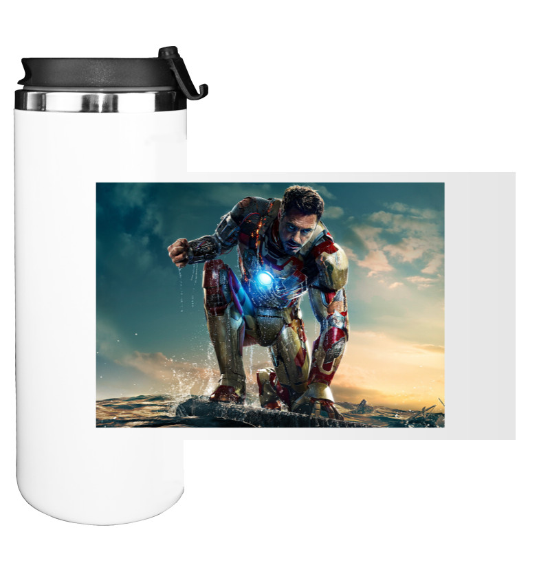 Water Bottle on Tumbler - Iron-Man-3 - Mfest