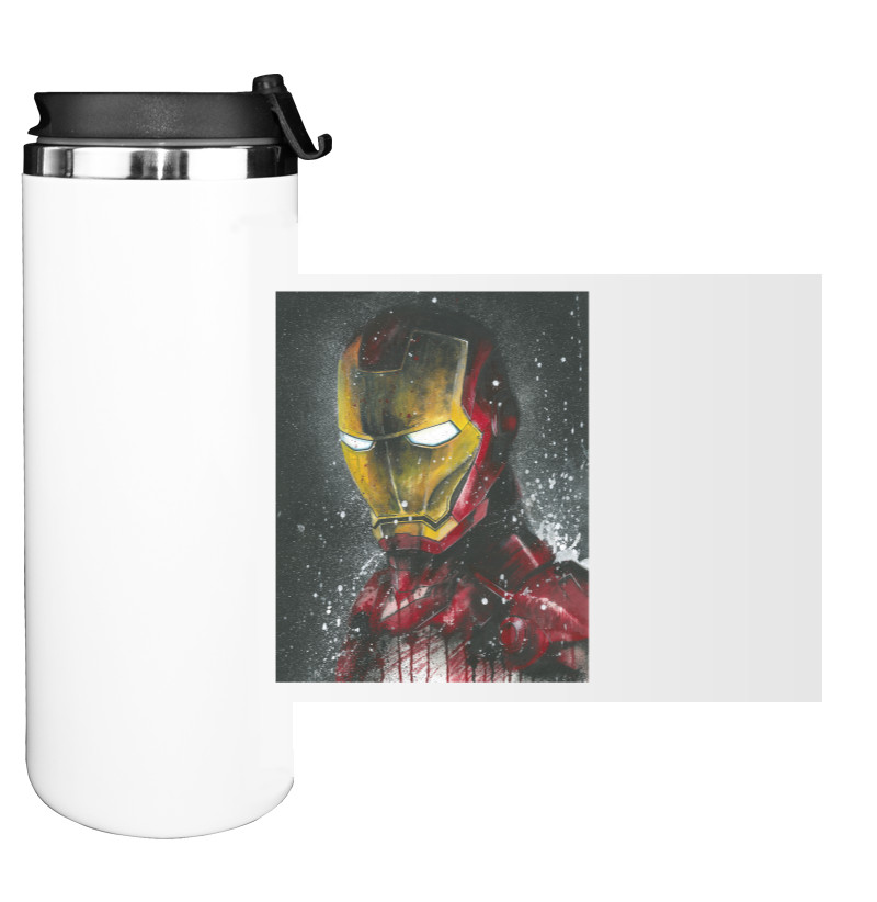 Water Bottle on Tumbler - Iron-Man-2 - Mfest