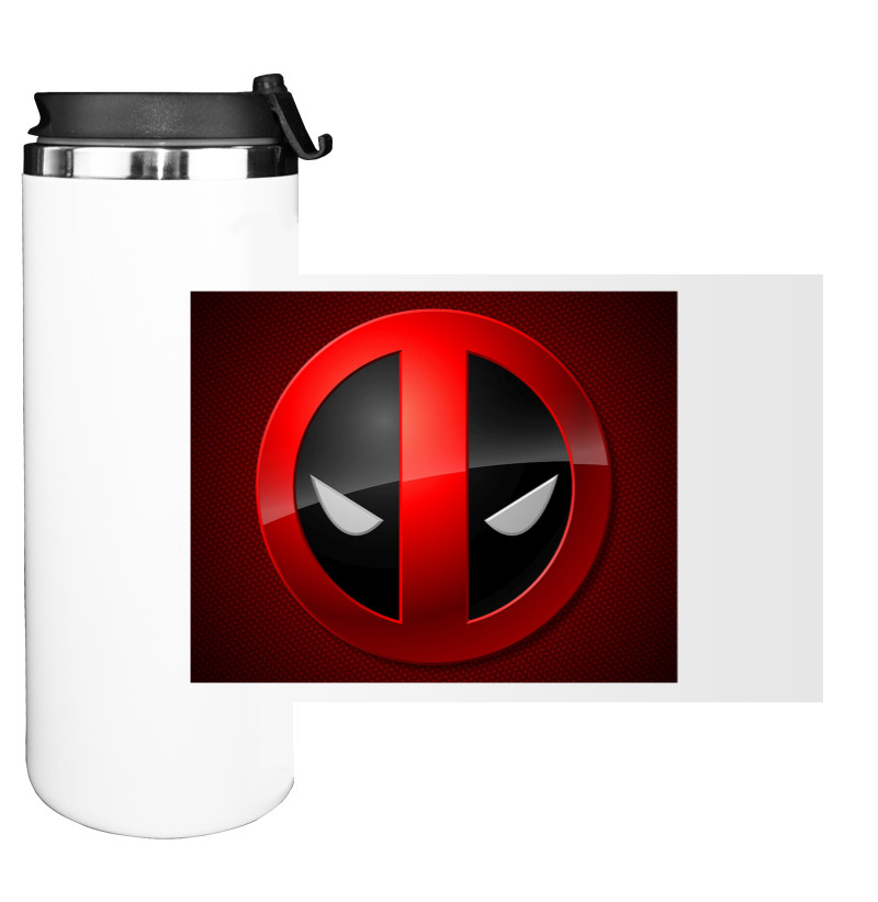 Water Bottle on Tumbler - DeadPool-6 - Mfest